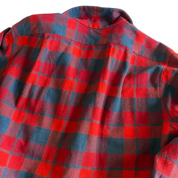 Pendleton 100% Virgin Wool Plaid Shirt Mens M Outdoor Camping Chores Hiking‎ - Picture 5 of 11